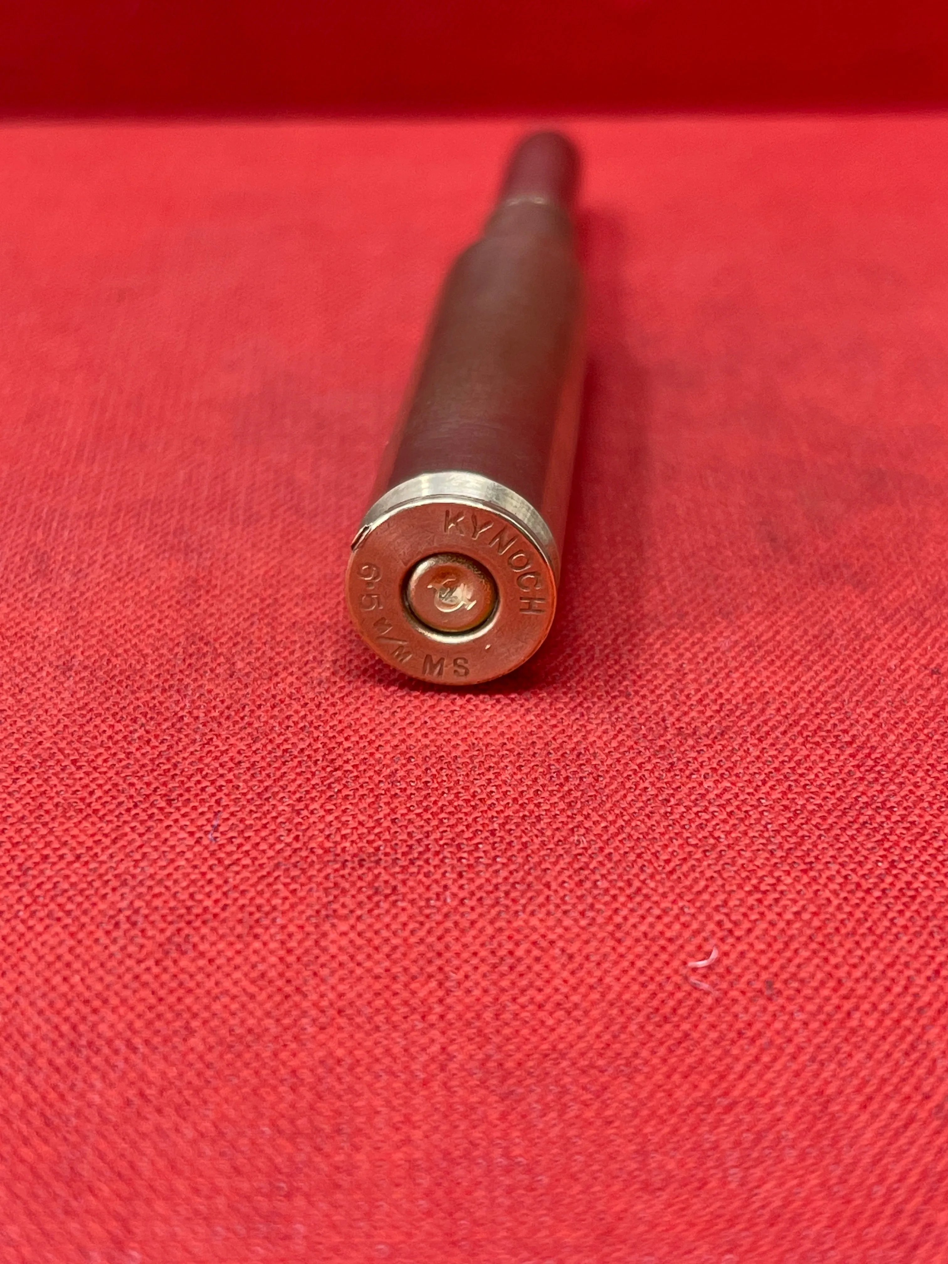 Vintage Kynoch 6.5x54M.Sch INERT Brass Cartridge