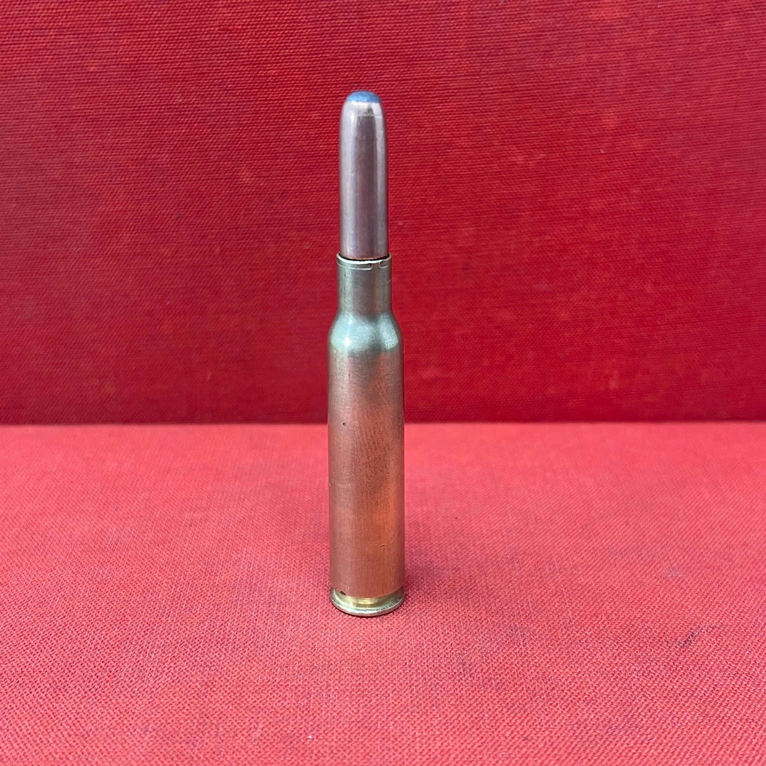 Vintage Kynoch 6.5x54M.Sch INERT Brass Cartridge