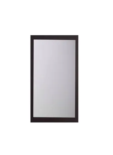 WELLGOODHOUSE Wall Mirror for Living Room Bedroom Dressing Mirror Makeup Mirror Home Decor Item (Black, 18 x 48 inch)