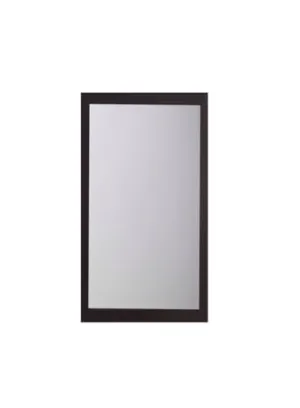 WELLGOODHOUSE Wall Mirror for Living Room Bedroom Dressing Mirror Makeup Mirror Home Decor Item (Black, 18 x 48 inch)