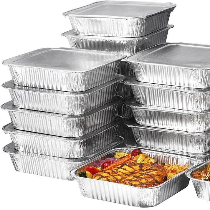 *WHOLESALE* Aluminum Half Size LID For 9x13 for All Weight Pans | 100 ct/case