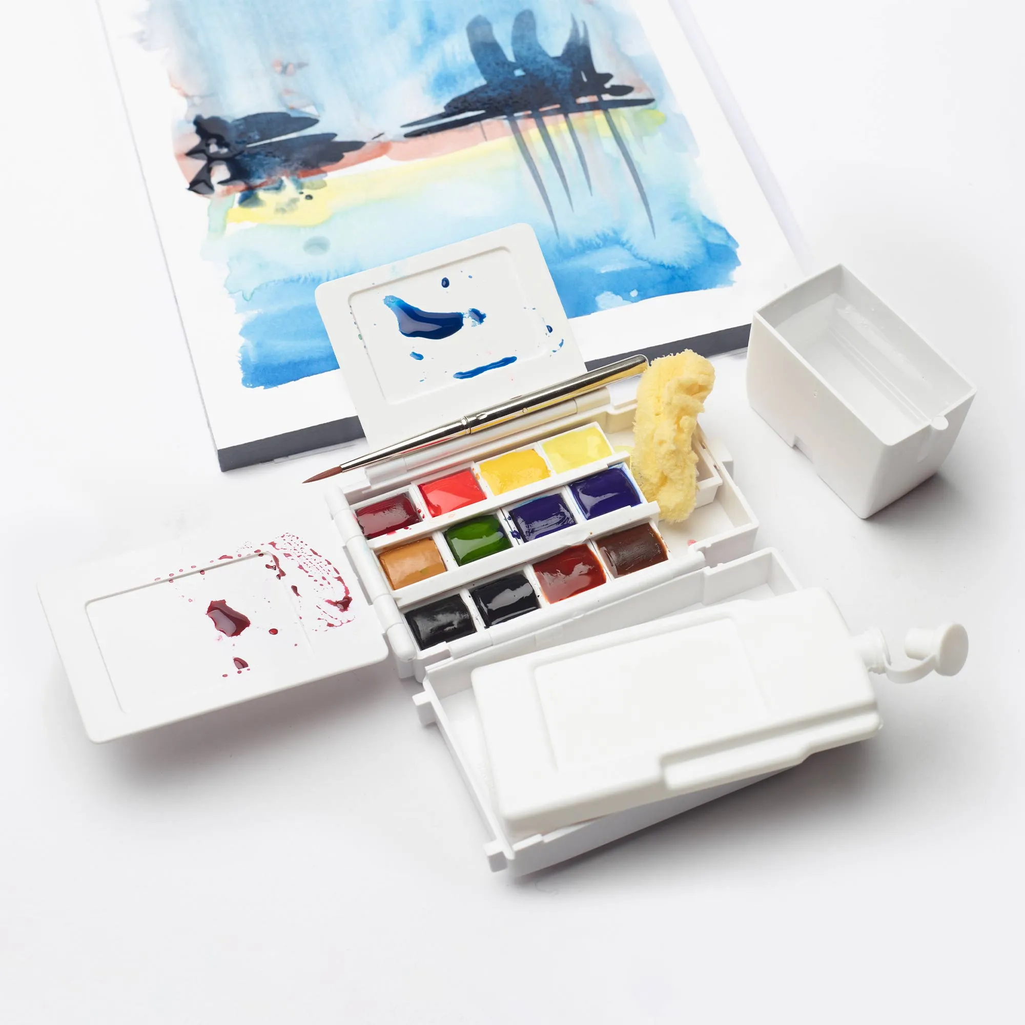 Winsor & Newton Artists' Watercolour Field Pocket Box - 14pcs