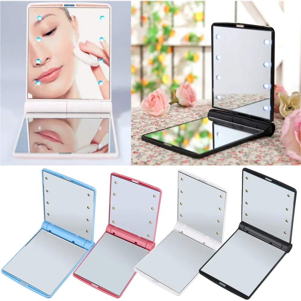 Women Fold-able Makeup Mirrors