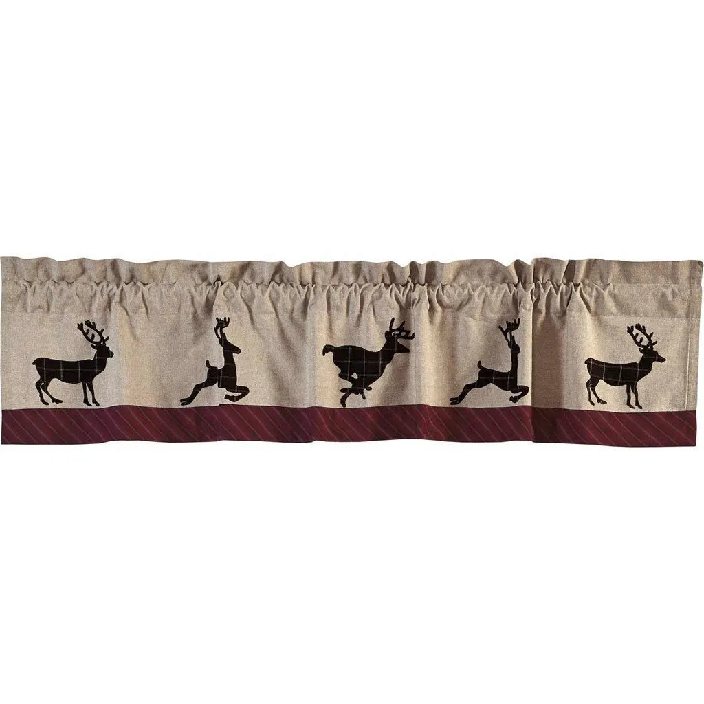 Wyatt Deer Lined Valance 72" Default